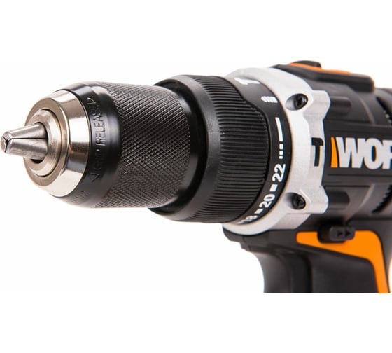 Ударная аккумуляторная бесщеточная дрель-шуруповерт WORX WX373.9