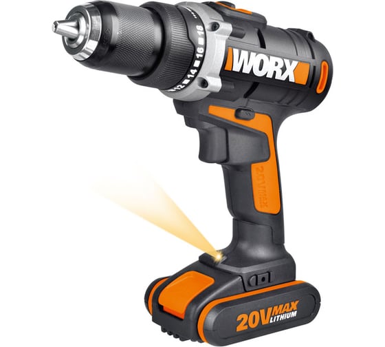 Аккумуляторная дрель-шуруповерт WORX WX183.1 1