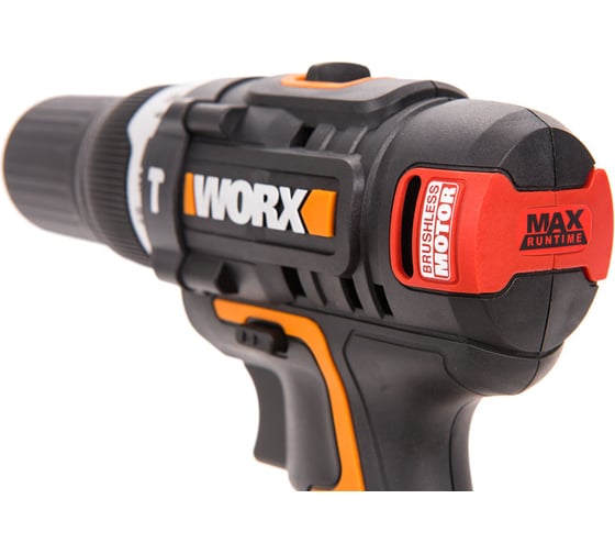 Ударная аккумуляторная бесщеточная дрель-шуруповерт WORX WX367.3