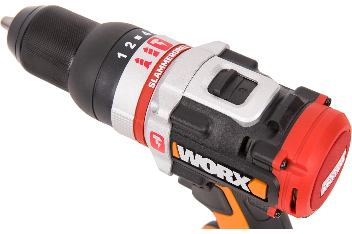 Аккумуляторная бесщеточная ударная дрель-шуруповерт WORX WX354 ...