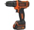 Компактная аккумуляторная дрель-шуруповерт Black&Decker 10.8В BDCDD12B-QW 1