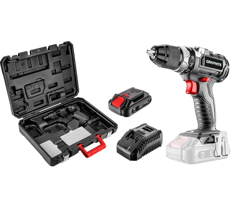 Аккумуляторная бесщеточная дрель-шуруповерт GRAPHITE Energy+ 58G019-SET1