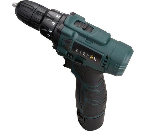 Дрель-шуруповерт аккумуляторная Zitrek Green 12V Plus, 12В, 2x1,5Ач 085-1014