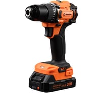 Дрель-шуруповерт аккумуляторная Вихрь ДА-20Л-2К/БП 2,0 А/ч, бесщеточный двигатель, 70Нм 72/14/67