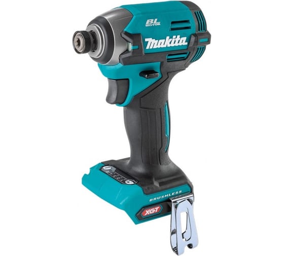 Ударный аккумуляторный шуруповерт Makita XGT BL 40В, XPT, 1/4", 210 Нм, 4+1 Т режим TD003GZ