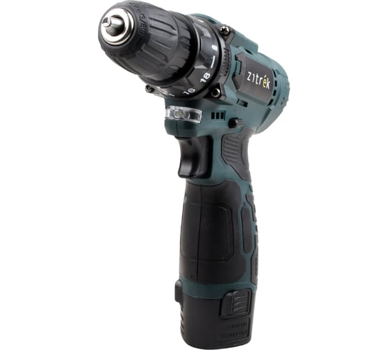 Дрель-шуруповерт аккумуляторная Zitrek Green 12V Max, 12В, 2x2.0Ач 085-1016