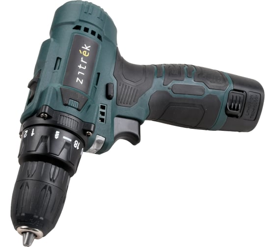 Дрель-шуруповерт аккумуляторная Zitrek Green 12V Max, 12В, 2x2.0Ач 085-1016