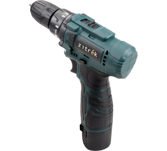 Дрель-шуруповерт аккумуляторная Zitrek Green 12V Max, 12В, 2x2.0Ач 085-1016
