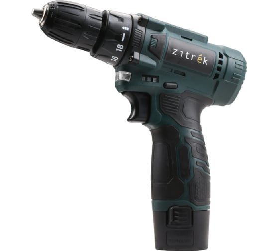 Дрель-шуруповерт аккумуляторная Zitrek Green 12V Max, 12В, 1x2.0Ач 085-1015