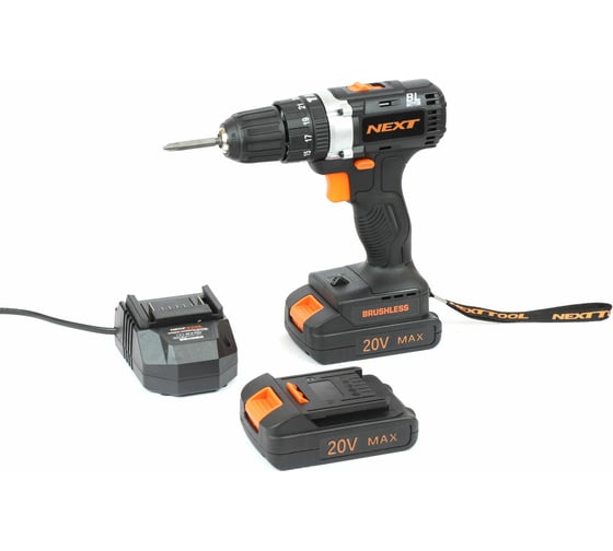 Аккумуляторная дрель-шуруповерт NEXTTOOL ACD-20BLS MAX 20В 500011