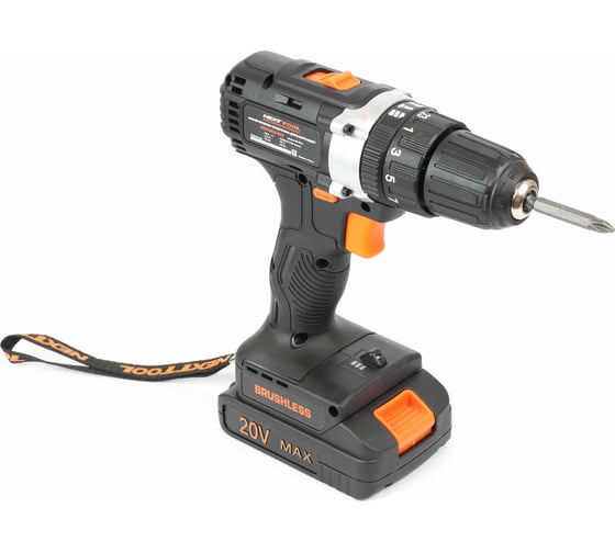 Аккумуляторная дрель-шуруповерт NEXTTOOL ACD-20BLS MAX 20В 500011