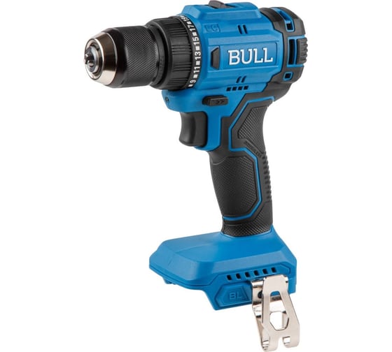 Аккумуляторная дрель-шуруповерт BULL SR 1803 в коробке, бесщеточная, SOLO, 18 В, 45 Н*м, БЗП 10 мм 1329672