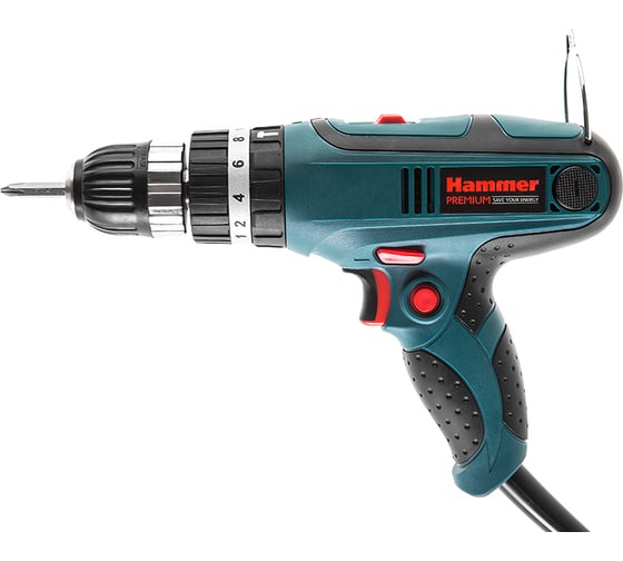 Ударная дрель-шуруповерт HAMMER DRL320 PREMIUM 364891