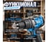 Аккумуляторная дрель-шуруповерт BULL SR 1805 в чем. XLTpro, 2x4 А*ч, БЕСЩЕТ., 18 В, 120 Н*м, БЗП(мет.) 13 мм 1329603 ЦЗ-0671421240 14