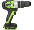 Ударная аккумуляторная дрель-шуруповерт Greenworks GD24DD60 3704107 7