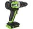 Ударная аккумуляторная дрель-шуруповерт Greenworks GD24DD60 3704107 6