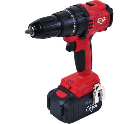 Аккумуляторная дрель-шуруповерт ELITECH ДА 18БЛ2 E2201.011.02