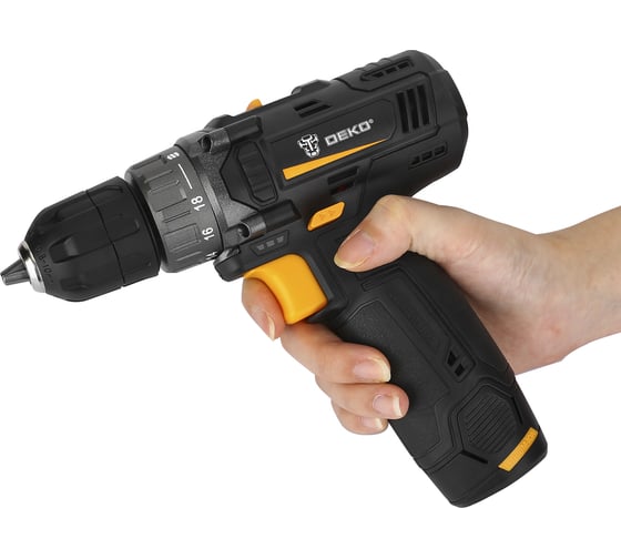 Аккумуляторная дрель DEKO GCD12DU3063-4096 063-4096