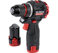 Дрель аккумуляторная Elitech CD 12L2 (E2201.038.01) HD 205713