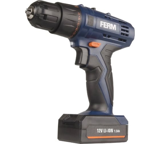 Аккумуляторная дрель-шуруповерт FERM li-Ion 12B CDM1119