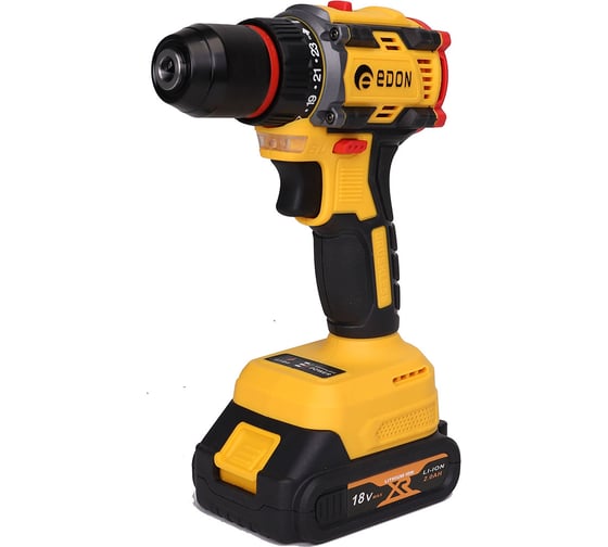 Аккумуляторная дрель EDON AD-18BL набор 24893