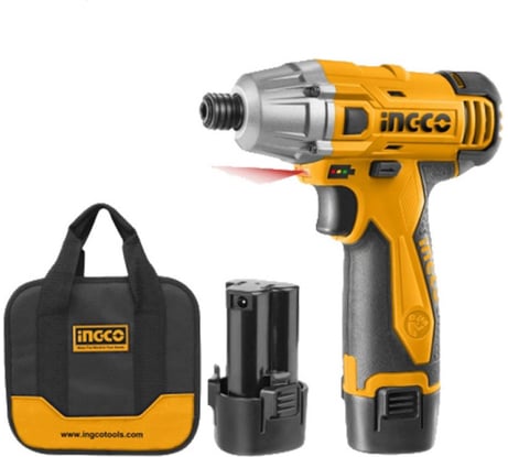 Аккумуляторный импульсный ударный шуруповерт INGCO CIDLI228121