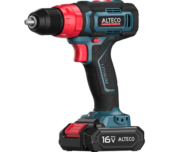 Аккумуляторная ударная дрель шуруповерт ALTECO CID 16-28 71395