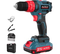 Бесщеточная аккумуляторная ударная дрель шуруповёрт ALTECO CID 21-45 BL 71409