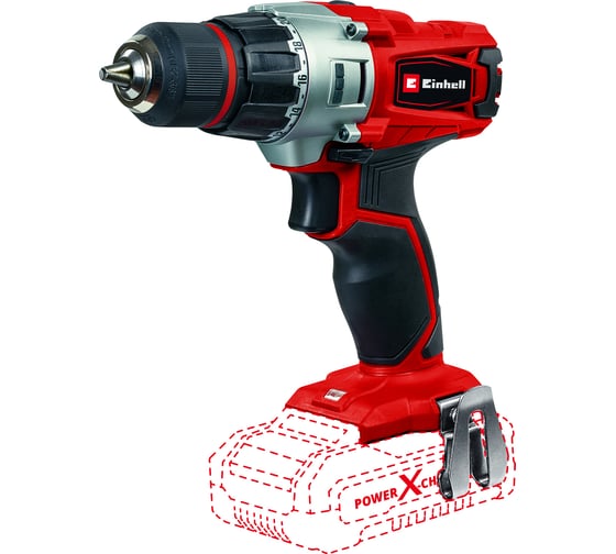 Аккумуляторная дрель-шуруповерт Einhell PXC TE-CD 18/2 Li-Solo 4513833