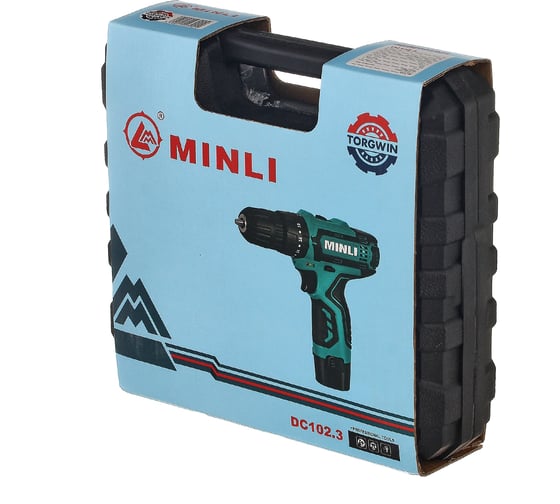 Аккумуляторная дрель-шуруповерт MINLI 10mm 22N.m Li-ion 12Vx2 DC102.3