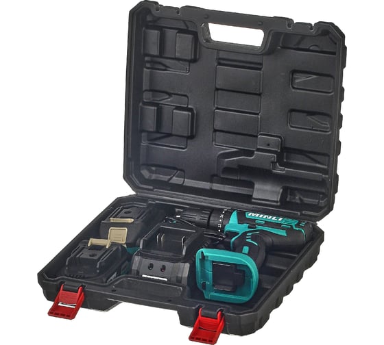 Аккумуляторная ударная дрель-шуруповерт MINLI 10mm 25N.m Li-ion 18Vx2 DC103.3-2.0A
