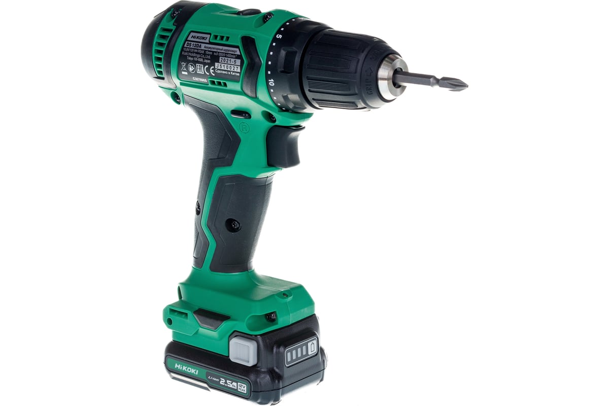 Аккумуляторная Дрель Шуруповерт Hikoki Ds12da Ds12darfz Купить