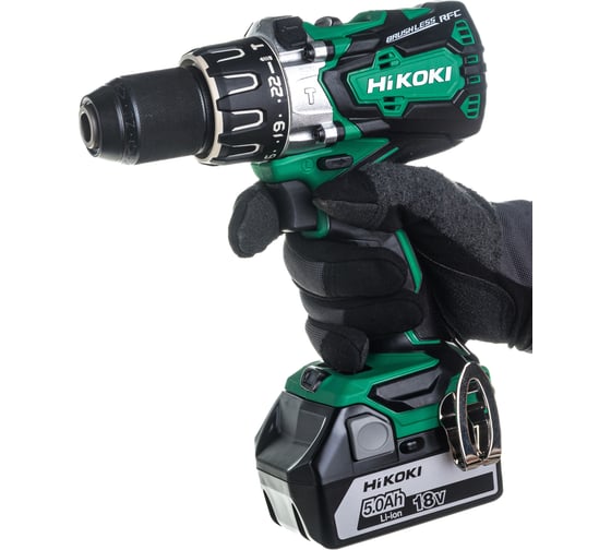 Ударный аккумуляторный шуруповерт HiKOKI DV18DBL2 BL 136 Нм, 2х5 Ач DV18DBL2RJZ