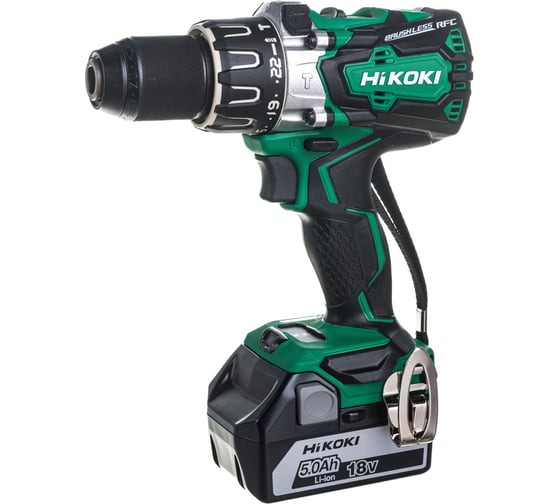 Ударный аккумуляторный шуруповерт HiKOKI DV18DBL2 BL 136 Нм, 2х5 Ач DV18DBL2RJZ