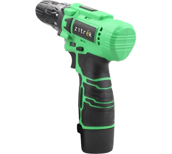 Дрель-шуруповерт Zitrek аккумуляторная Green Li-ion, 12В, 2x1.5Ач 086-1001
