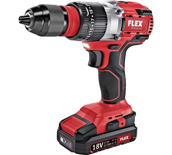 Беспроводная ударная дрель-шуруповерт FLEX PD 2G 18.0 - EC 447501