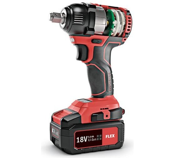 Двухскоростная аккумуляторная ударная дрель-шуруповерт FLEX IW 1/2'' 18.0-EC 438308