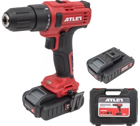 Аккумуляторная дрель-шуруповерт ATLET CDT218D8