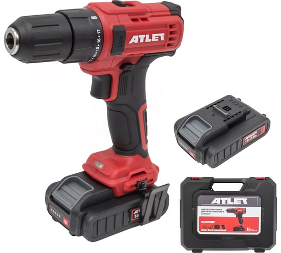Аккумуляторная дрель-шуруповерт ATLET CDT218D8