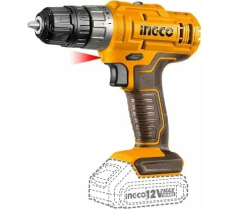 Аккумуляторная дрель-шуруповерт INGCO Li-Ion 12В CDLI1228