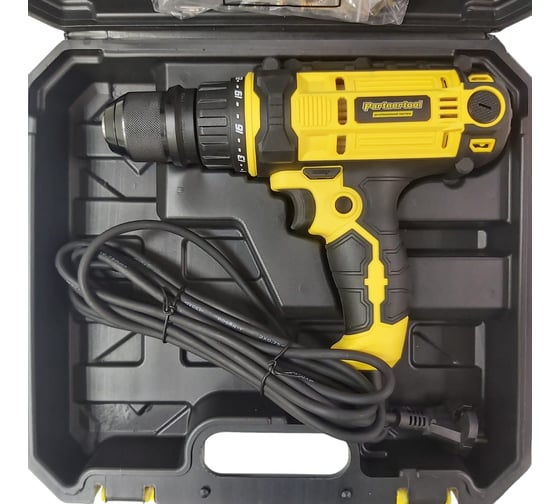 Дрель шуруповерт электрический PARTNERTOOL PED-1000/2-13 SET