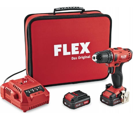 Легкая аккумуляторная дрель-шуруповерт FLEX DD 2G 10.8-LD Promo 450561