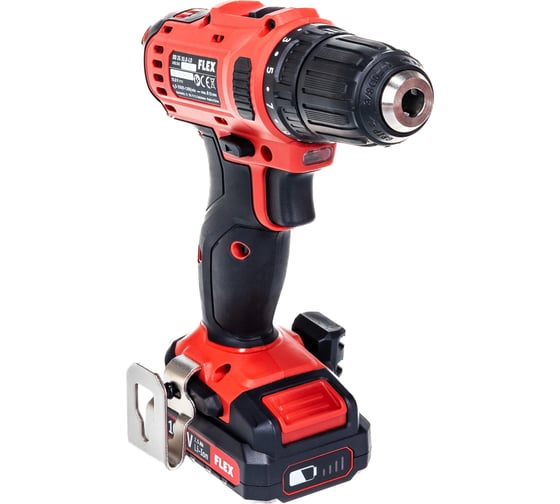 Легкая аккумуляторная дрель-шуруповерт FLEX DD 2G 10.8-LD Promo 450561