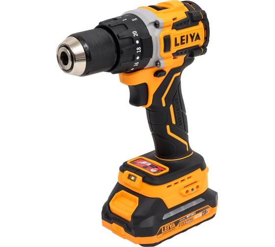 Ударная бесщеточная дрель-шуруповерт LEIYA LY-C3221 1020