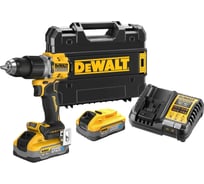 Аккумуляторная ударная дрель-шуруповерт DEWALT 18 В, 2000 об/мин, 34000 уд/мин, с 2 АКБ 5 Ач и ЗУ, в кейсе TSTAK DCD805H2T