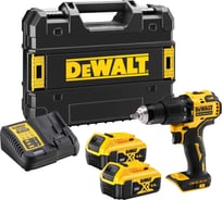 Аккумуляторная ударная дрель-шуруповерт DEWALT DCD709M2T, 18 В, 1650 об/мин, 28050 уд/мин, с 2 АКБ 4 Ач и ЗУ, в кейсе TSTAK DCD709M2T-QW