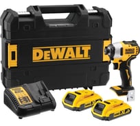 Аккумуляторный шуруповерт DEWALT DCF809D2T, 18 В, 190 Нм, 3200 уд/мин, с 2 АКБ 2 А*ч и ЗУ, в кейсе DCF809D2T-QW