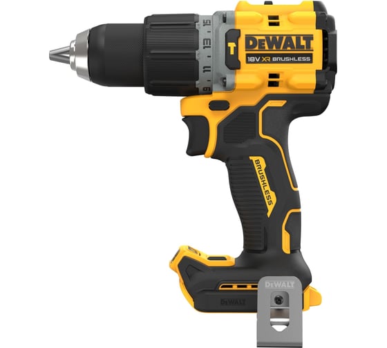 Аккумуляторная ударная дрель-шуруповерт DEWALT DCD805NT, 18 В, 2000 об/мин, 34000 уд/мин, без АКБ и ЗУ, в кейсе TSTAK DCD805NT-XJ