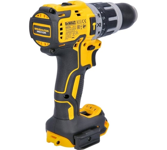 Аккумуляторная ударная дрель-шуруповерт DEWALT DCD796E2T, 18 В, 2000 об/мин, 34000 уд/мин, с 2 АКБ 1.7 Ач и ЗУ, в кейсе DCD796E2T-QW