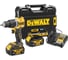 Аккумуляторная ударная дрель-шуруповерт DEWALT DCD100YM2T, 18 В, 1650 об/мин, 28050 уд/мин, с 2 АКБ 4 Ач и ЗУ, в кейсе TSTAK DCD100YM2T-QW 1